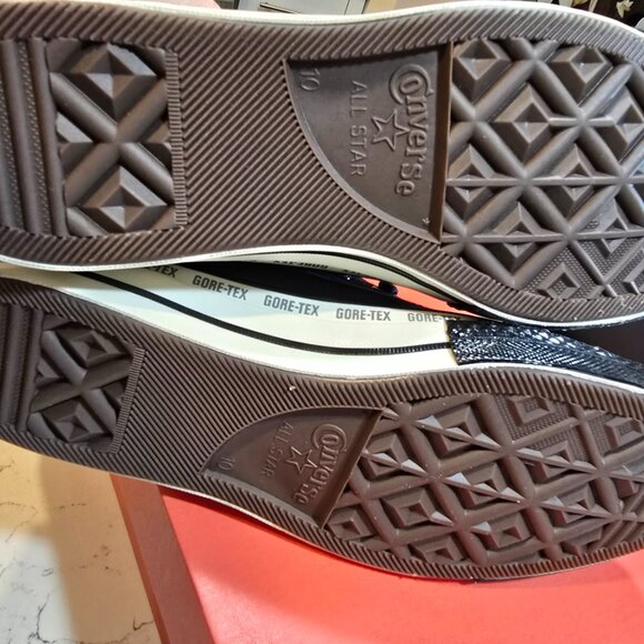 Converse Chuck 70 GTX Gore-Tex Men SHADOW BLACK SIZE 10 Casual Shoes A09483C - Picture 10 of 16